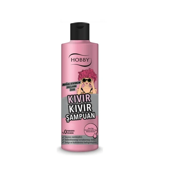 Hobby Şampuan Kıvır Kıvır Doğal Kıvırcık Saçlara Özel 250 Ml ürün görseli 1