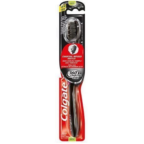 Colgate 360 Charcoal Siyah Diş Fırçası ürün görseli 1
