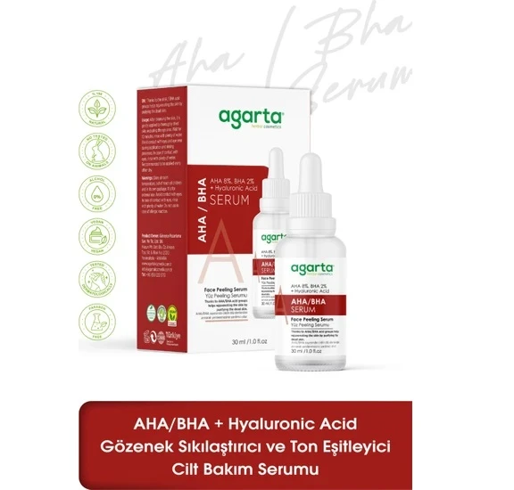 Agarta Yüz Serum Aha + Bha 30 ML ürün görseli 1