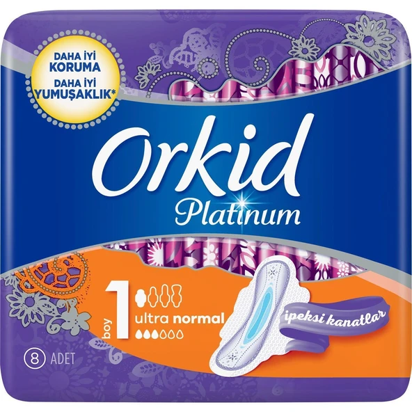 Orkid Platinum Tekli Paket Normal 8 Li ürün görseli 1