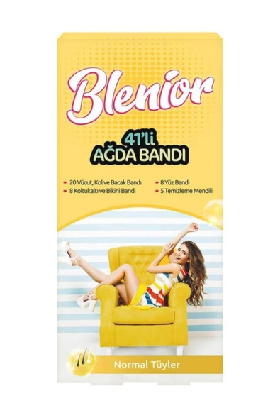 Blenior 41 Li Ağda Bandı Hepsi Bir Arada Set Normal Tüyler ürün görseli 1