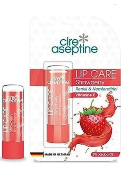 Cire Aseptine Lıp Care Çilek Dudak Kremi 4,5 Gr ürün görseli 1