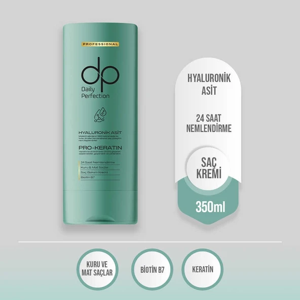 Dp Saç Kremi Hyaluronik Asit Nemlendirici 350 Ml ürün görseli 1