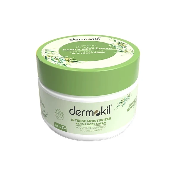 Dermokil Nemlendirici El Yüz Bakım Kremi Zeytinyağlı 250 Ml Yeni ürün görseli 1