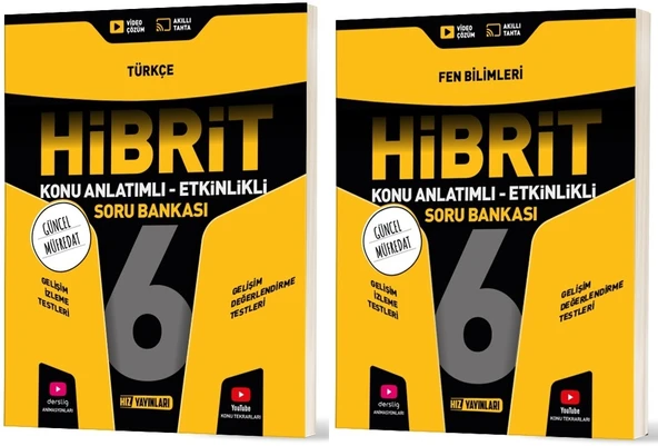 Hız 2026 6. Sınıf Türkçe + Fen Bilimleri Hibrit - Konu Seti 2 Kitap ürün görseli 1