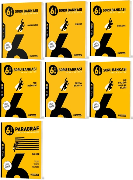 Hız 2026 6. Sınıf Tüm Dersler Soru Bankası Seti Tam Set 7 Kitap ürün görseli 1