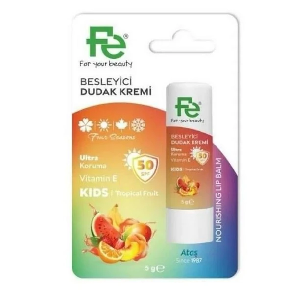 Fe Dudak Kremi Kids Tropical Fruit 5 Gr ürün görseli 1