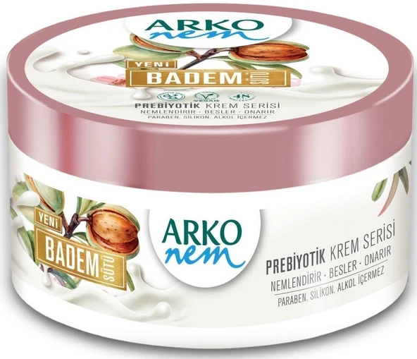 Arko Nem Badem Sütü Özlü Prebiyotik Krem 250 Ml ürün görseli 1