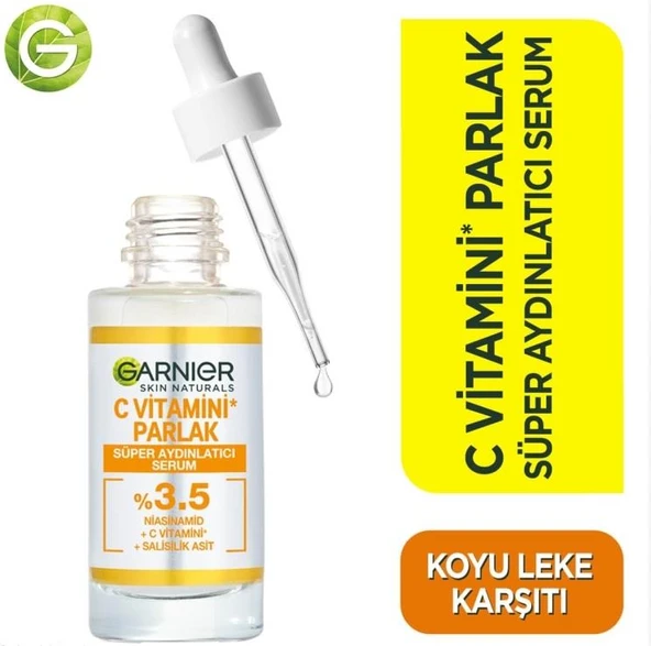 Garnıer C Vitamini Parlak Süper Aydınlatıcı Leke Serumu 30 Ml ürün görseli 1