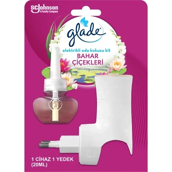 Glade Elektrikli Oda Kokusu Kit Bahar Çiçekleri 1 Ad Cihaz 1 Ad Yedek ürün görseli 1