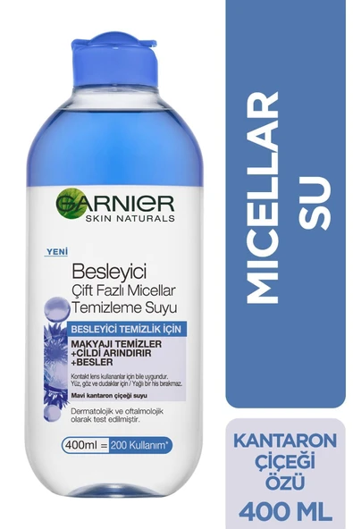 Garnıer Besleyici Çift Fazlı Micellar Temizleme Suyu 400 Ml ürün görseli 1