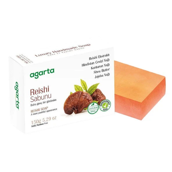 Agarta Doğal Reishi Sabunu El Yapımı 150 Gr ürün görseli 1
