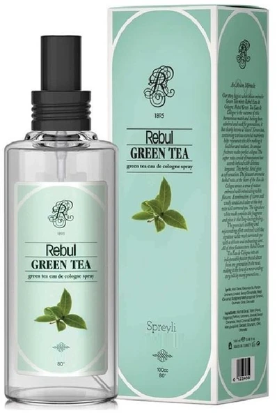 Rebul Green Tea Kolonya Pvc Sprey 125 Ml ürün görseli 1