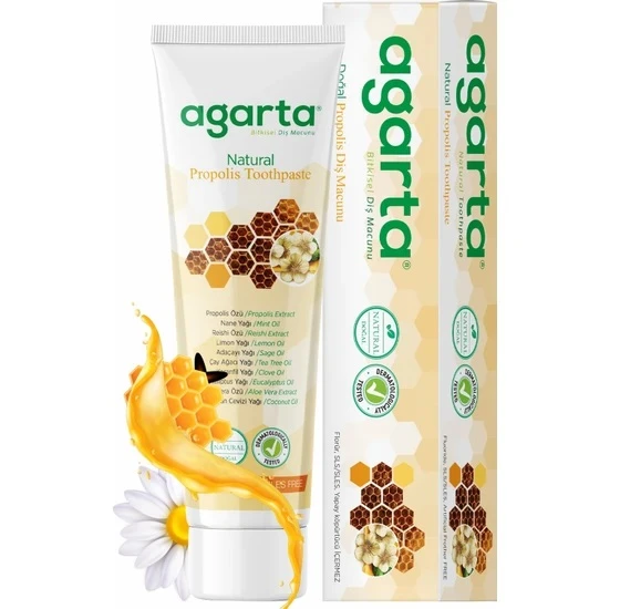 Agarta Diş Macunu Propolis Ballı 100 Ml ürün görseli 1