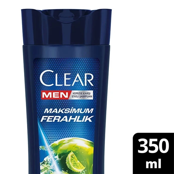 Clear Men Şampuan Maksimum Ferahlık 350 Ml Yeni Ambalaj ürün görseli 1