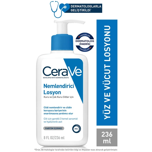 Cerave Nemlendirici Losyon Kuru Çok Kuru Cilt 236 Ml ürün görseli 1