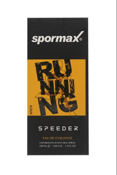 Spormax Runnıng Speeder Erkek Parfüm 100 Ml ürün görseli 1