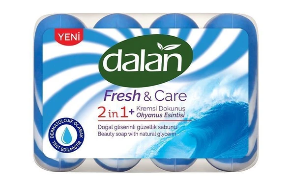 Dalan Fresh Care Güzellik Sabunu Okyanus Esintisi 4x90=360 Gr ürün görseli 1