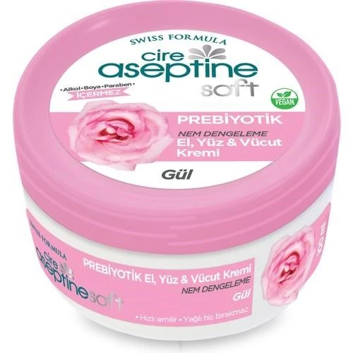 Cire Aseptine Soft Prebiyotik Gül Özlü Krem 100 Ml ürün görseli 1