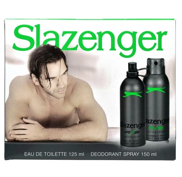 Slazenger Actıve Sport Yeşil Bay Parfüm Seti 125 Ml+150 Ml Deodorant ürün görseli 1