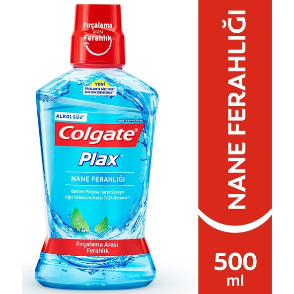 Colgate Plax Nane Ferahlığı Ağız Bakım Suyu 500 Ml ürün görseli 1