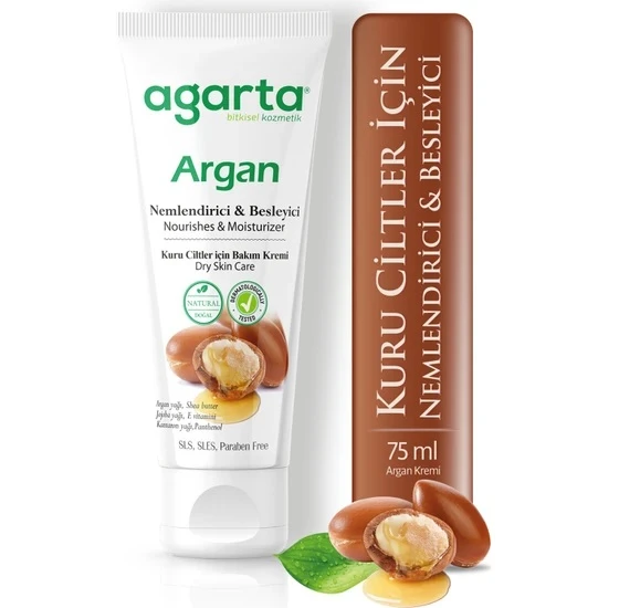 Agarta Cilt Kremi Argan Özlü Kuru Cilt 75 Ml ürün görseli 1