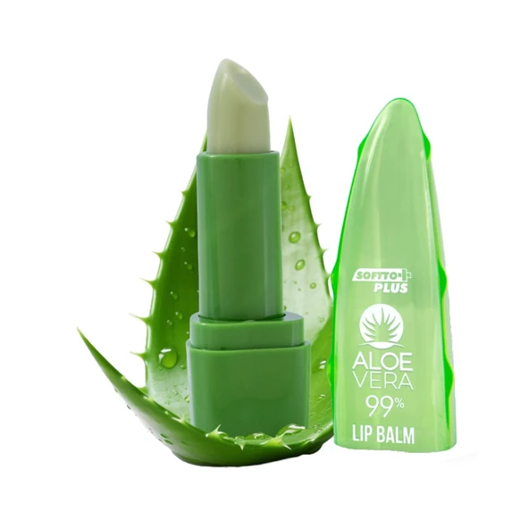 Softto Plus Lip Balm Aloe Vera Özlü 4,85 Gr ürün görseli 1