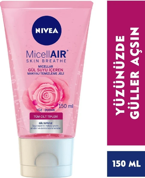 Nıvea Micellaır Mıcellar Gül Suyu İçeren Makyaj Temizleme Jeli 150 Ml ürün görseli 1