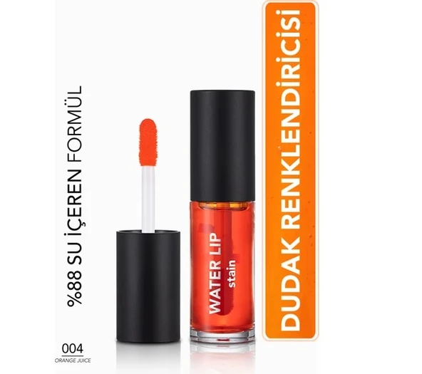 Flormar Water Lıp Tint Stain 004 Orange Juice ürün görseli 1