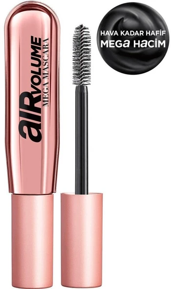 Loreal Parıs Air Volume Mega Hacim Veren Maskara Black Siyah ürün görseli 1