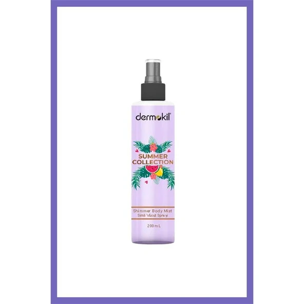 Dermokil Body Mist Summer Işıltılı Vücut Simi Bayan 200 Ml ürün görseli 1