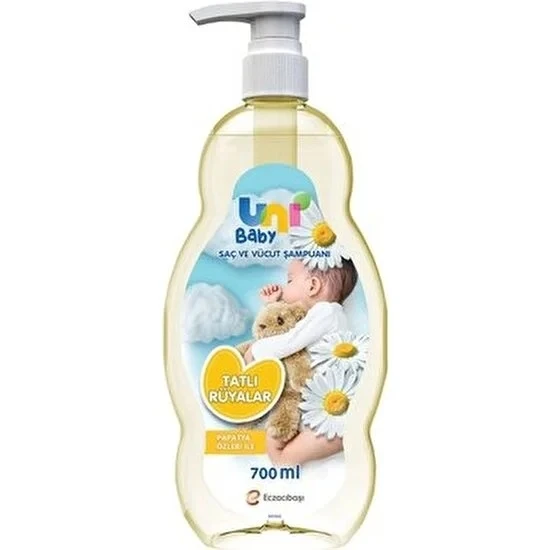 Uni Baby Saç Ve Vücut Şampuanı Papatya Tatlı Rüyalar 700 Ml Yeni ürün görseli 1