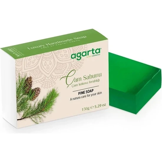 Agarta Doğal Çam Sabunu El Yapımı 150 Gr ürün görseli 1