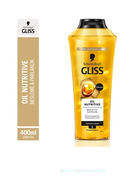 Glıss Şampuan Oıl Nutrıtıve 400 Ml ürün görseli 1