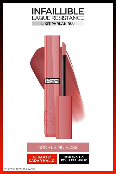 Loreal Parıs Infaıllıble Matte Resıstance Likit Mat Ruj 602 Le Nu Rose ürün görseli 1