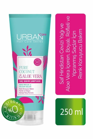 Urban Care Şampuan Coconut & Aloe Vera 250 Ml ürün görseli 1