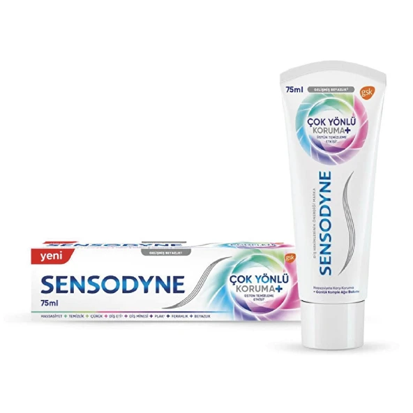 Sensodyne Çok Yönlü Koruma Beyazlık Diş Macunu 75 Ml ürün görseli 1