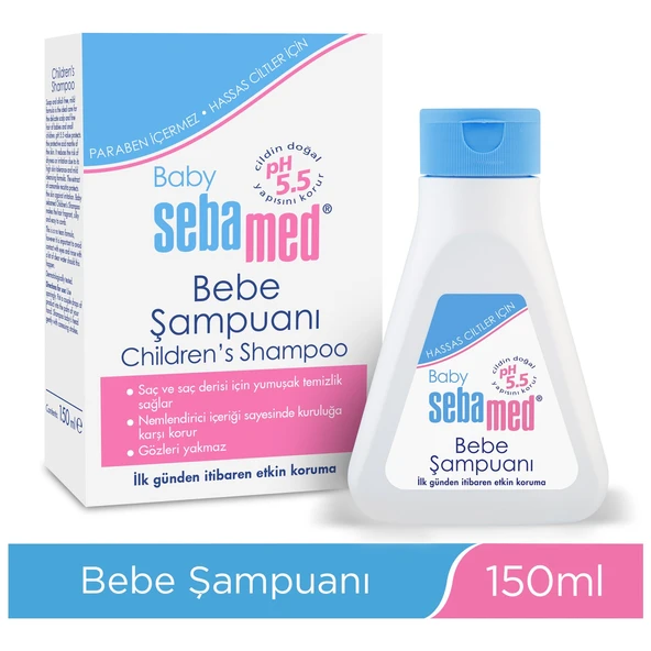 Sebamed Bebe Şampuan Hassas Saç Derisi 150 Ml ürün görseli 1