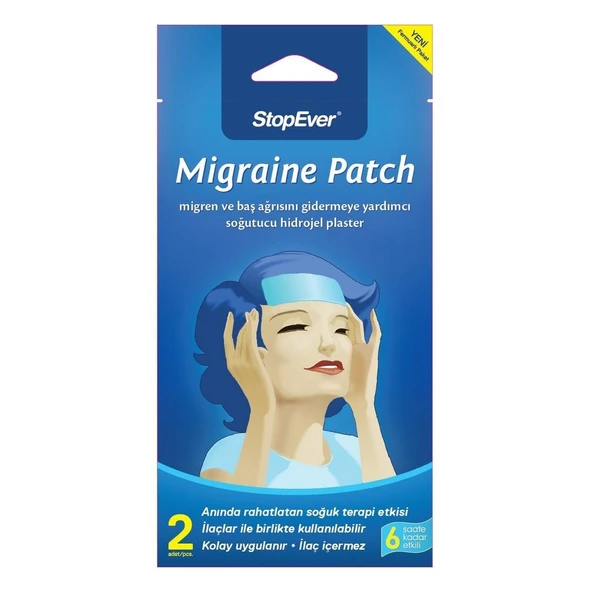 Stopever Migraine Patch Migren Ve Baş Ağrısına Karşı Hidrojel Plaster ürün görseli 1