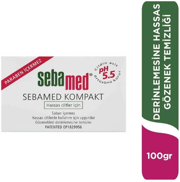 Sebamed Kompakt Yüz Temizleyici Sabun 100 Gr ürün görseli 1