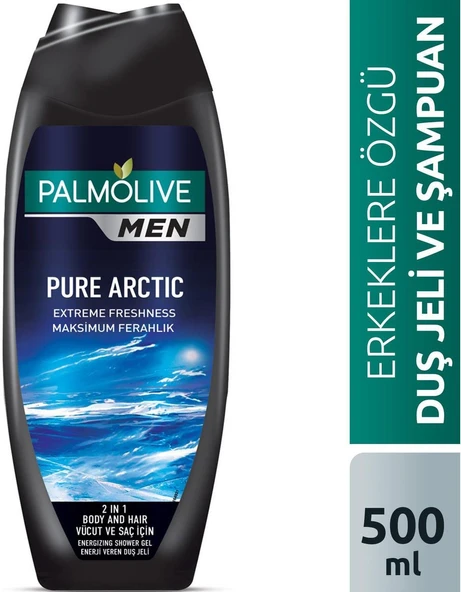 Palmolive Men Duş Jeli Pure Arctıc Maksimum Ferahlık 500 Ml ürün görseli 1
