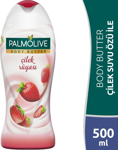 Palmolive Duş Jeli Body Butter Çilek Rüyası 500 Ml ürün görseli 1