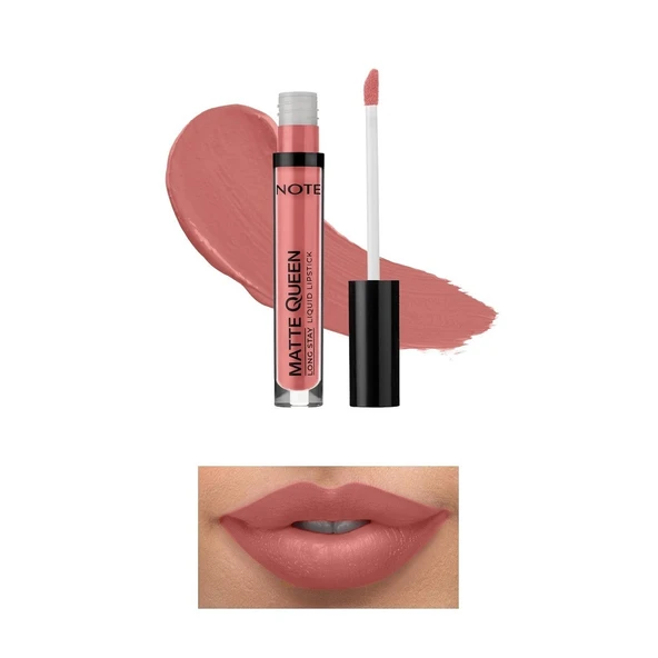 Note Matte Queen Long Stay Lıquıd Lıpgloss 06 Noble Rose ürün görseli 1