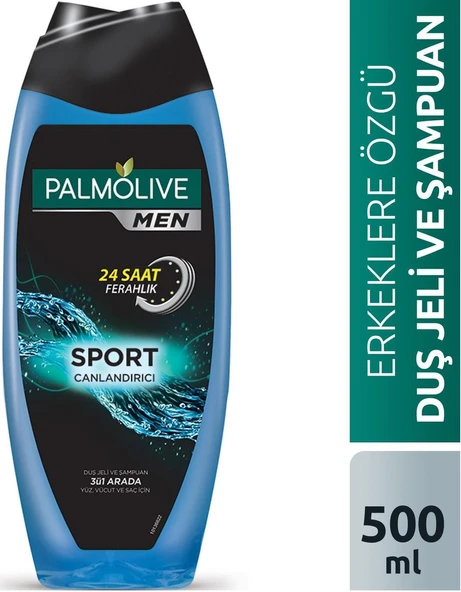 Palmolive Men Duş Jeli Sport Canlandırıcı 3 In1 500 Ml ürün görseli 1