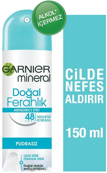 Garnıer Mineral Doğal Ferahlık Deodorant 150 Ml ürün görseli 1