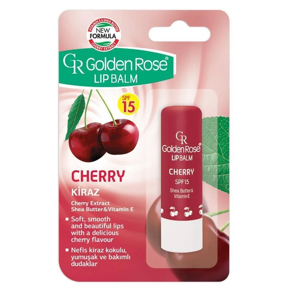 Golden Rose Lip Balm Dudak Kremi Kiraz ürün görseli 1