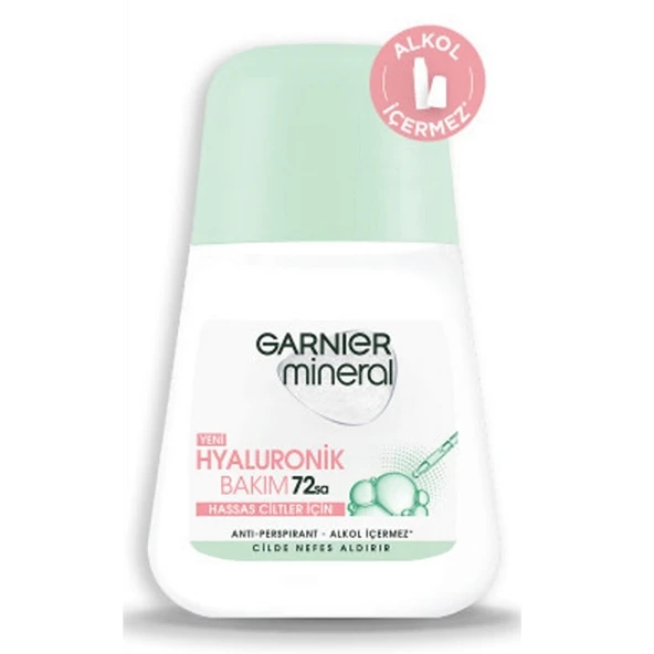 Garnıer Roll On Mineral Hyaluronik Bakım Hassas Ciltler 50 Ml ürün görseli 1
