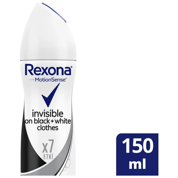Rexona Black Whıte Invısıble Bayan Deodorant 150 Ml ürün görseli 1