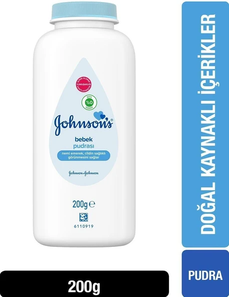 Johnsons Baby Bebek Pudrası Klasik 200 Ml ürün görseli 1