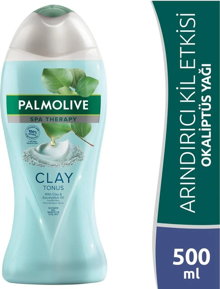 Palmolive Duş Jeli Spa Therapy Clay Tonus Kil Ve Okaliptus Özü 500 Ml ürün görseli 1